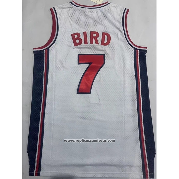 Camiseta USA 1992 Larry Bird #7 Blanco1